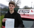 BenM with Driving test pass certificate